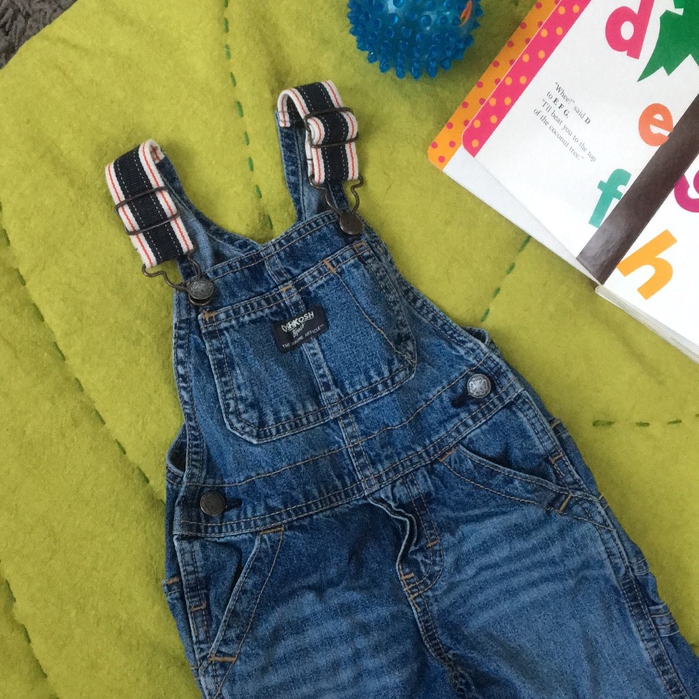 Osh Kosh Classic Denim Overalls 12-18 months